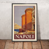 Locandina di viaggio di Napoli: Napoli di Novissima, 1920 