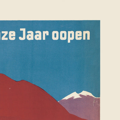Ascona Travel Poster: Dad ganze Jaar oopen
