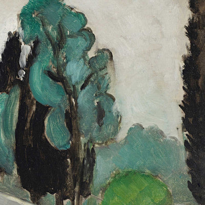 Paysage avec cyprès et oliviers aux environs de Nice (Landscape with cypresses and olive trees near Nice) by Henri Matisse, 1918