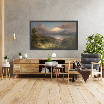 A framed image of 
