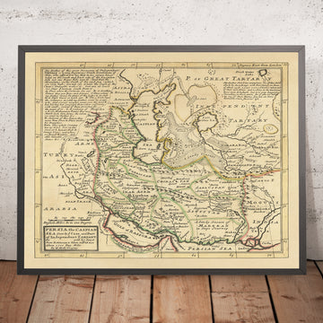 Antica rara mappa dell&