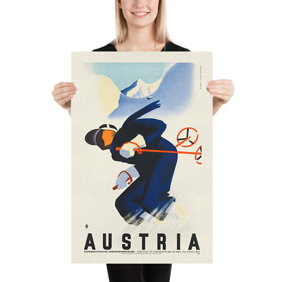 Austria Travel Poster: Austria by Joseph Binder