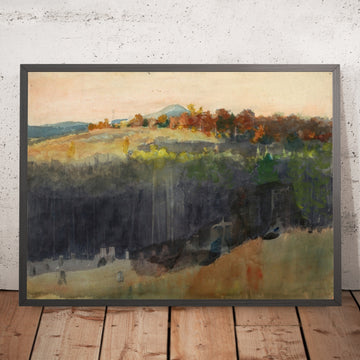 A framed image of 
