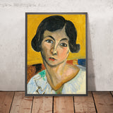 Tête de femme penchée (Tête de femme inclinée) par Henri Matisse, 1916 