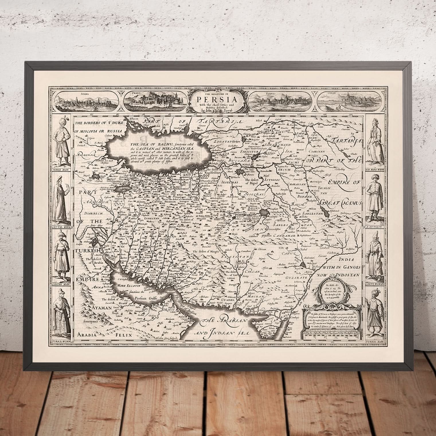 Old Monochrome Map of Persia by - File B76f3867 973d 4f3e 9bd8 Eca3fd0af86a 