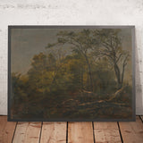 Maine Woods by Frederic Edwin Church, 1845