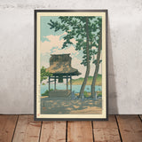 Santuario Shinto y Lago de Hasui Kawase, 1935 
