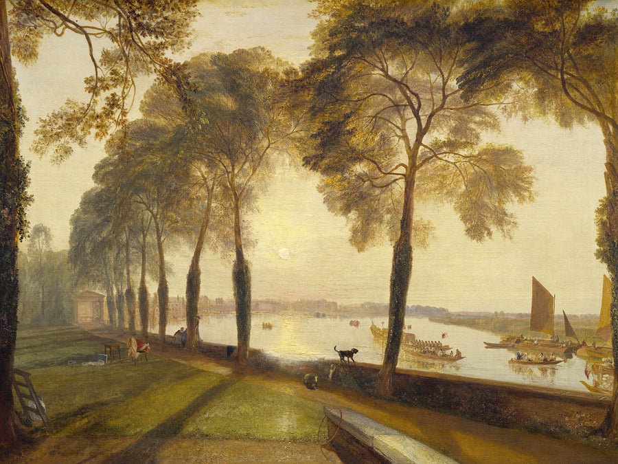 Mortlake Terrace affacciato sul Tamigi a Londra di Turner, 1827 
