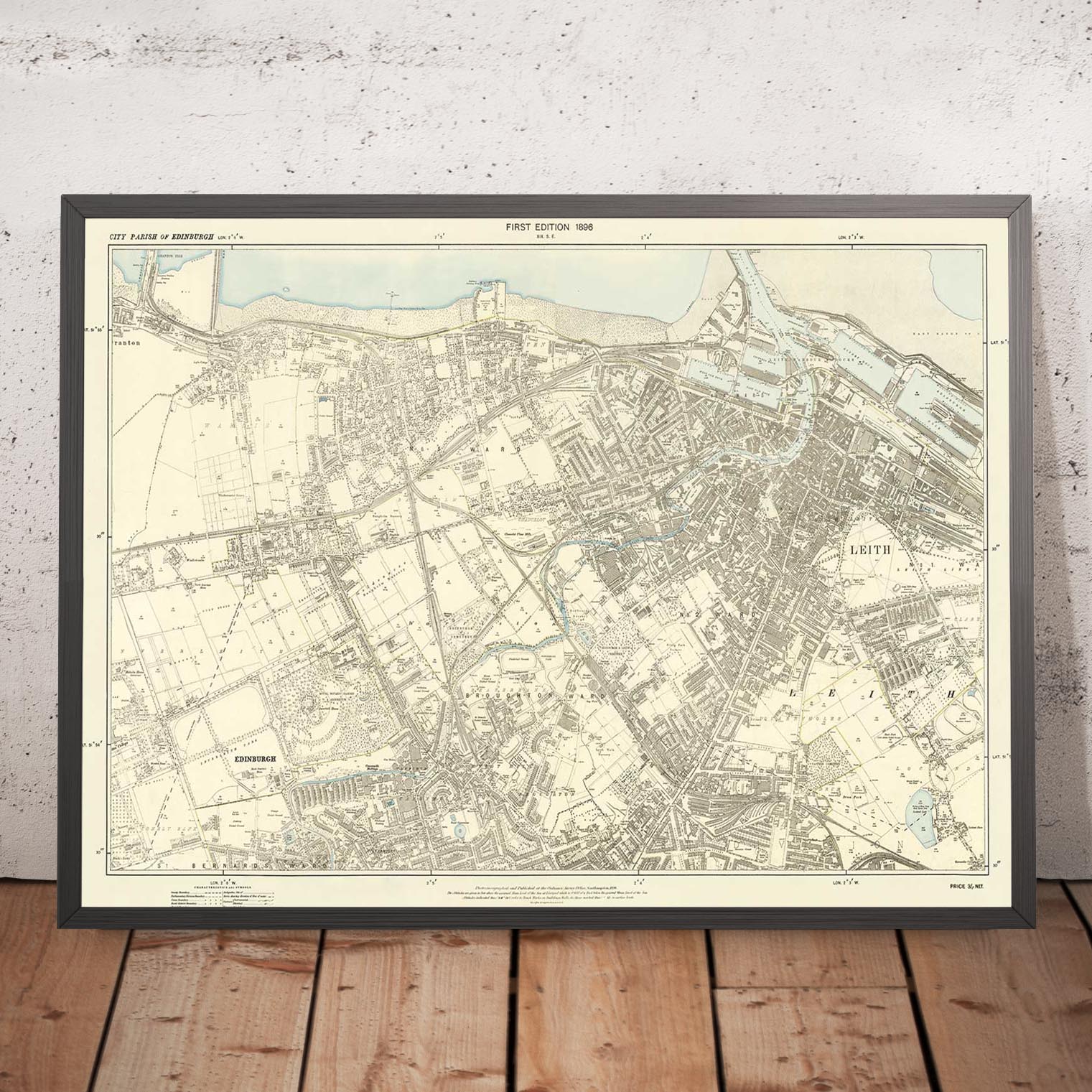 Personalised Old Map of Canary Wharf – The Unique Maps Co.