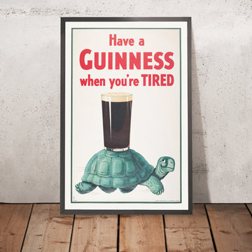 Una imagen enmarcada de Have a Guinness When You’re Tired de John Gilroy, 1936