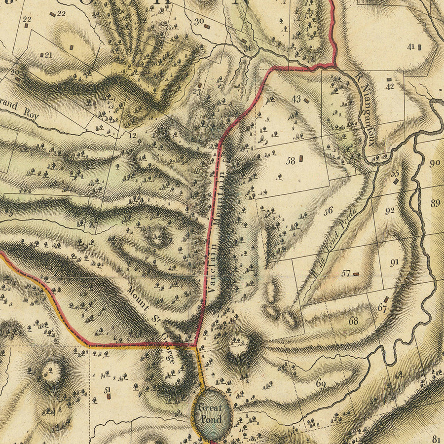Mappa rara di Grenada di Paterson, 1780: St. George&