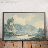 Ilam Rock, Dovedale, Derbyshire por Turner, 1802 