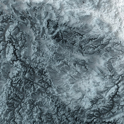 Germany Topographic 3D Relief Map
