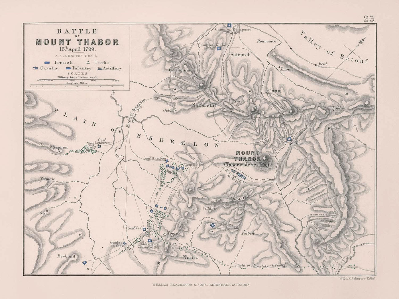 Battle of Mount Thabor, 16 April 1799: French vs. Turkish Forces, Revolutionary War