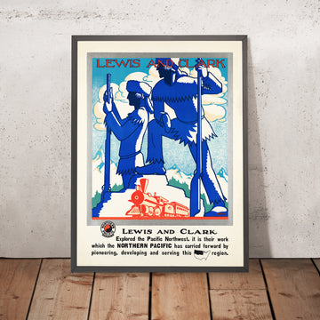 A framed image of 