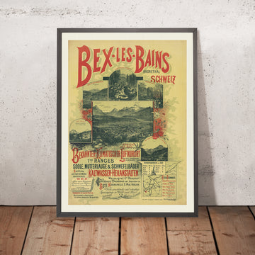 A framed image of 