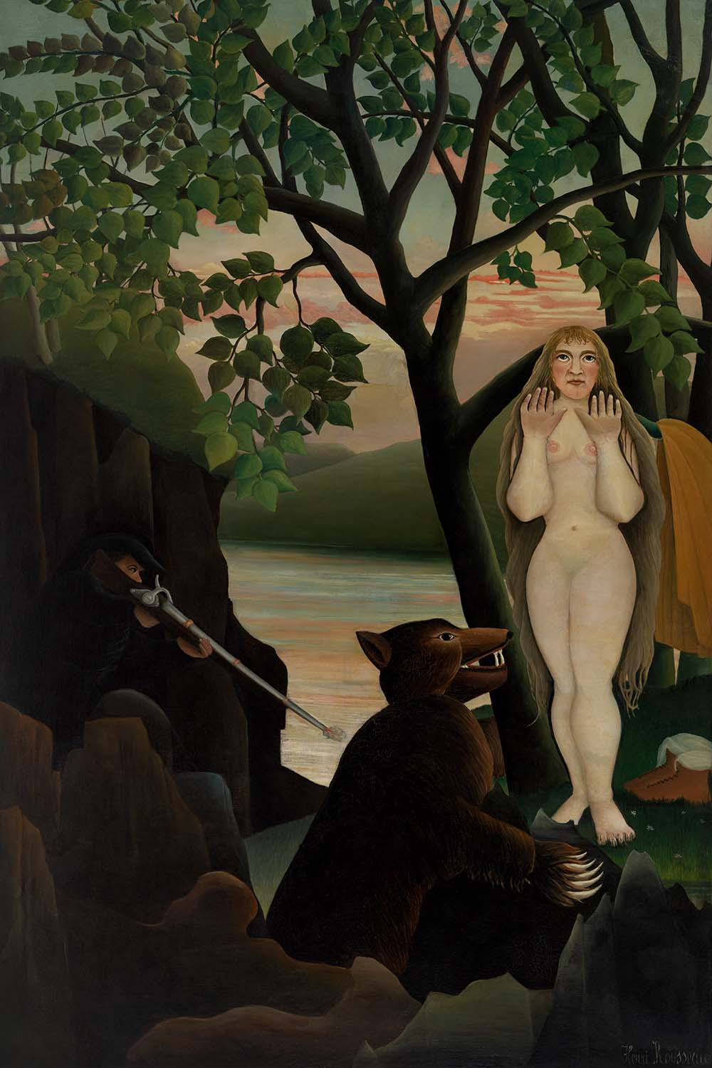 Mauvaise surprise (Mauvaise surprise) d'Henri Rousseau, 1901