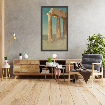 A framed image of 