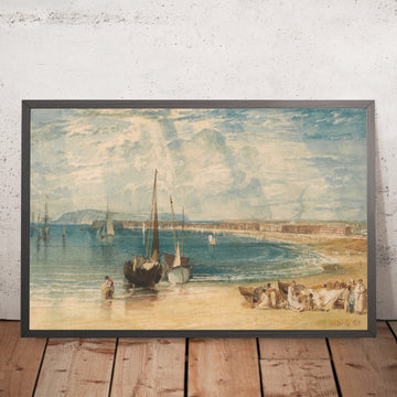 A framed image of Weymouth by Turner (JMW Turner) 1811