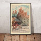Santuario Asama en Shizuoka por Hasui Kawase, 1934 