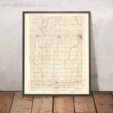 Old Map of DeKalb, Illinois by USGS, 1937 – Sycamore, Malta & South Grove