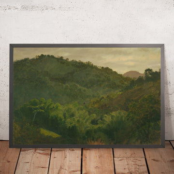A framed image of 