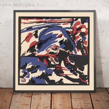 A framed image of 