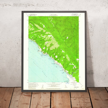 Old Map of Gualala, California by USGS, 1960 – Sea Ranch, Point Arena & Salt Point State Park