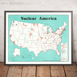 Old Cold War Nuclear Sites Map of the United States, 1979: NYC, LA, Chicago, Alaska, Hawaii