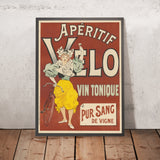 Apéritif Vélo Vintage Wine Tonic Poster, 1895