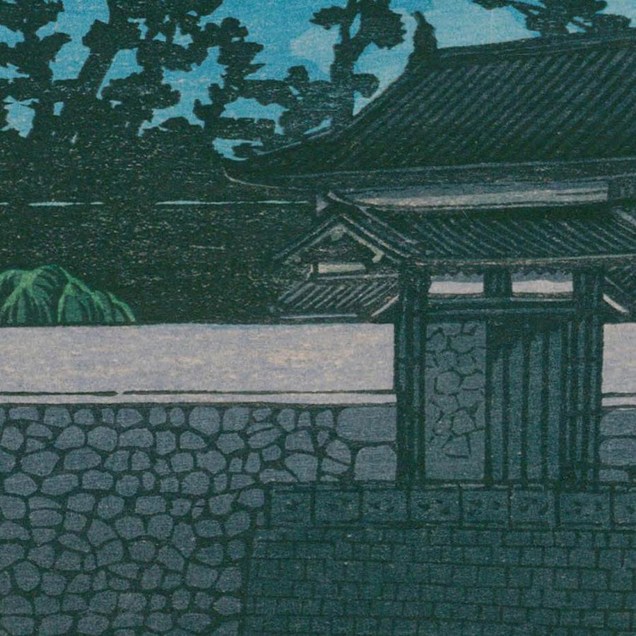 Porte Sakurada par Hasui Kawase, 1935 