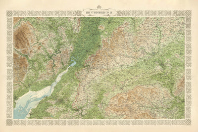 Old Map of The Cotswold Way by Bartholomew and The Unique Maps Co.