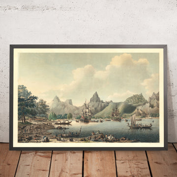 A framed image of 