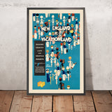 New England Travel Poster: Vacationland by John Held, Jr., 1928