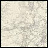 Carte ancienne personnalisée de Neath 