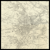 Mappa Antica Personalizzata di Keighley 