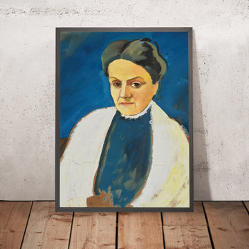 A framed image of Portrait Study of Sofie Gerhardt by August Macke, 1912