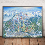 Copper Mountain Ski Trail Map, Colorado