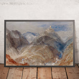 Castle on Height near Geneva by Turner, 1836