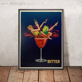 Bitter Vintage Advertising Poster, 1928