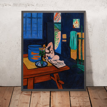 Une image encadrée de L’Atelier aux poissons rouges (Le Studio aux poissons rouges) par Henri Matisse, 1912