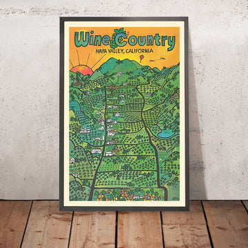 Wine Country Napa Valley California di Earl Thollander, 1971 