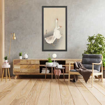 A framed image of 