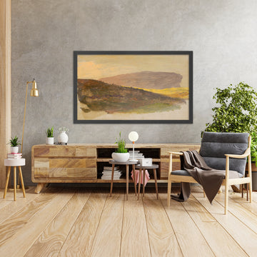 A framed image of 