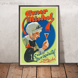 Amer Michel Vintage Aperitif Poster, 1920