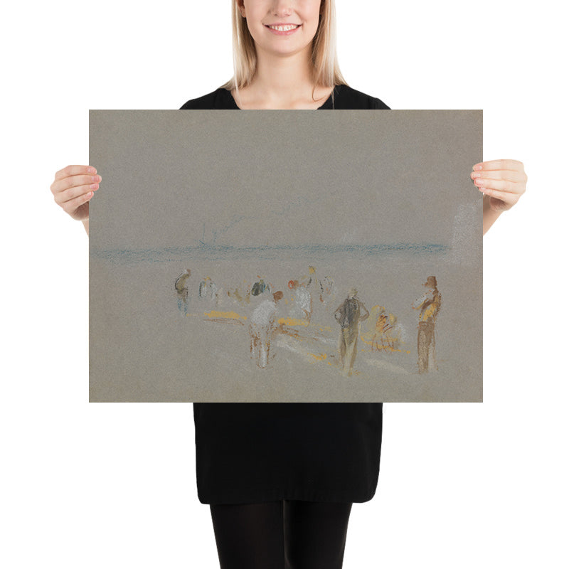 Cricket on the Goodwin Sands by Turner, 1820
