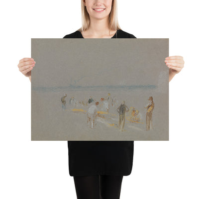 Cricket on the Goodwin Sands by Turner, 1820