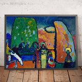 Study on Improvisation No. 2 (Funeral March) by Wassily Kandinsky, 1909