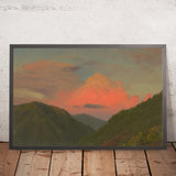 Sunset over Hilltops, Jamaica, West Indies by Frederic Edwin Church, 1865