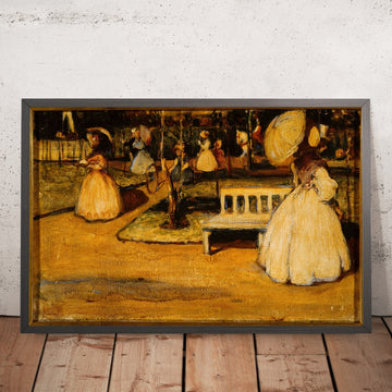 A framed image of 